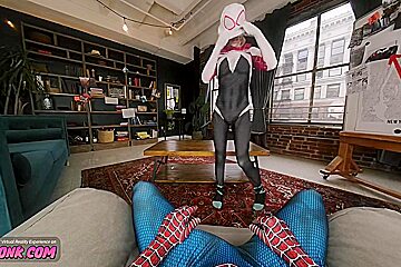 Kiara Cole In Spider-gwen Xxx Parody - Hot As Gwen Sta