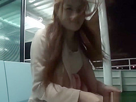 Kinky Asian teen 18+ Flashing