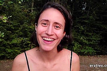 Kinky Brazilian Girl Gets Off In Nature With Odd Objects