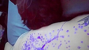 Kinky Curvy Tattooed Goth Bound and Tortured with Hot Wax