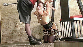 Kinky Elise Graves lesbian bondage and advanced rope works of american