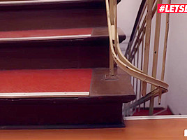 LETSDOEIT - Delivery teen 18+ Jezzicat Bangs With Random Guy Right At His Office