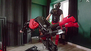 Latexslut Training In The Homeoffice