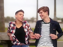 Latin twinks flip flop and cum in ass