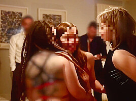 Le Fight Club II - Three teens 18+ girls in an amateur gangbang