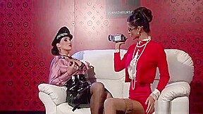 Lesbian Playgirl In Sexy Lingerie Gets Her Sexy Pussy Licked