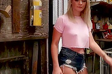 Lesbian dungeon anal toying and fisting