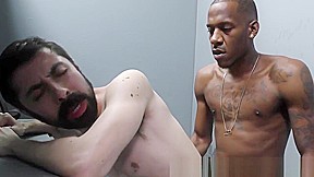 Little Twink Blows Big Black Cock
