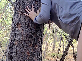 Little Whore Gets Fucked In The Woods!!!