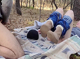 Little Whore Gets Fucked In The Woods!!!