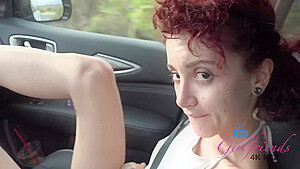 Lola Plays With Herself For Step daddy In The Car And Cant Wait To Get Your Cock