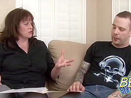 Lonely Plumpy Housewife Fucks A Younger Man