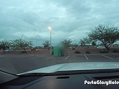 Lustful Hussy Mercedez Gloryhole Blowjob Clip