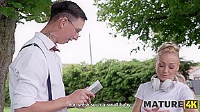 MATURE4K  Waiting Game  Hot sex with Nicole Wonder