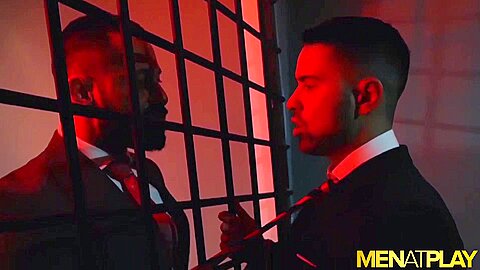 MENATPLAY Deviant Suited Man Cristian Sam Breeds Robbie Rojo