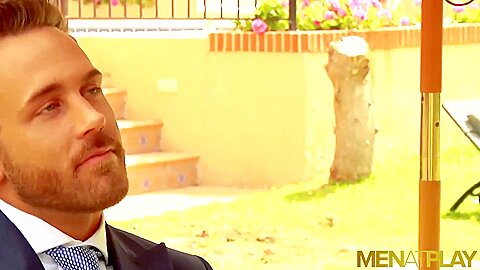 MENATPLAY Suited Men Logan Moore And Massimo Piano Anal Bang