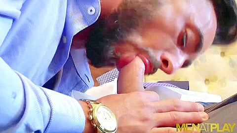MENATPLAY Suited Men Logan Moore And Massimo Piano Anal Bang