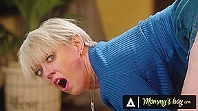 MOMMY'S BOY - Angry Husband Caught MILF Dee Williams Riding Their Gamer Stepson Ricky Spanish's Cock