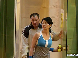 Mademoisella Justine Racquetball Romp