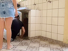 Married Hotwife Pays Plumber By Riding Dick While Husband Works