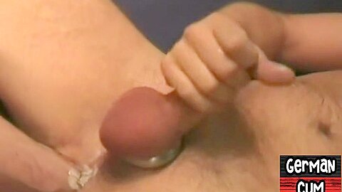 Masked German fucked and fisted in 3some till cumshot