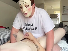 Masked Top Fucking Sub Bottom In Bed