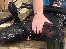 Mason Madison getting his big cocked jerked off by Sebastian