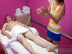 Masseuse with a breathtaking body