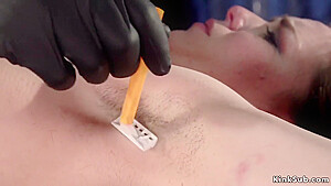 Master Shaves Armpits To Locked Slave With Juliette March