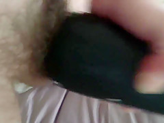 Mature step dad squirts cream pie into sex toy
