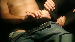 Me getting a footjob     