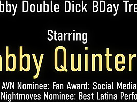 Mexican MILF Gabby Quinteros Fucks 2 Big Meats at Once