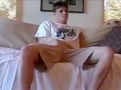 Mickey rides a dildo