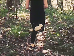 Milf Running In The Forest, Only Running Nothing More