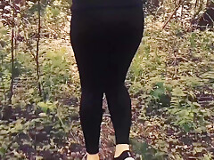 Milf Running In The Forest, Only Running Nothing More