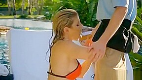 Milfs On Vacation Squirt On The Pool Waiters Hard Dick