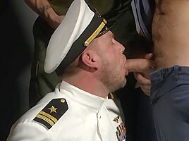 Military Cum Sucking Party - Part 3 - Hans Berlin, Josh Stone