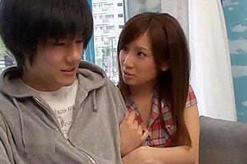 Minami Kojima horny Asian babe gets in hand work and a hardcore fucking