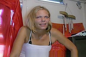 Miserable Young Hooker Sucks My Friends Dick!