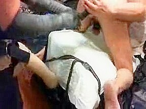 Mistress and slave anal play