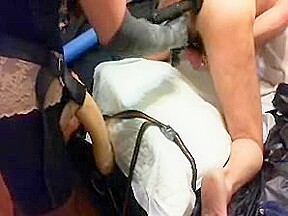 Mistress and slave anal play