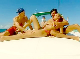 Monica Lion sex on boat