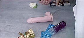 Muscle gay spanking with cumshot