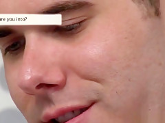 Muscled dudes hole screw