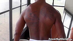 Muscular Bodybuilder Johnny Bronco Ass Plowed By Black Reign