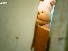 My Chubby Mexican Lets Me Record Her While She Takes A Shower