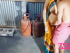 My Sassy Stepdaughter Become Very Obedient When I Take Out My Big Dick In Kitchen