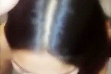 My girlfriends little Step sister sucking me off