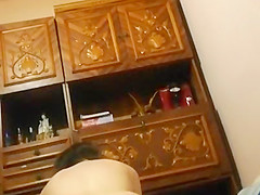 My neighbour cum on my pussy accidentaly  omg
