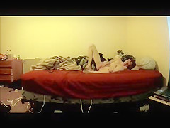 My s ister masturbating on bed